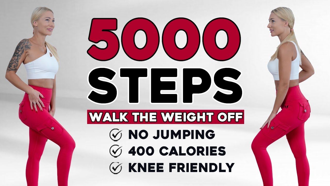 🔥5000 STEPS WALKING WORKOUT🔥5K Steps Challenge🔥30 Min Fat Burning🔥 Endurance Knee Friendly🔥
