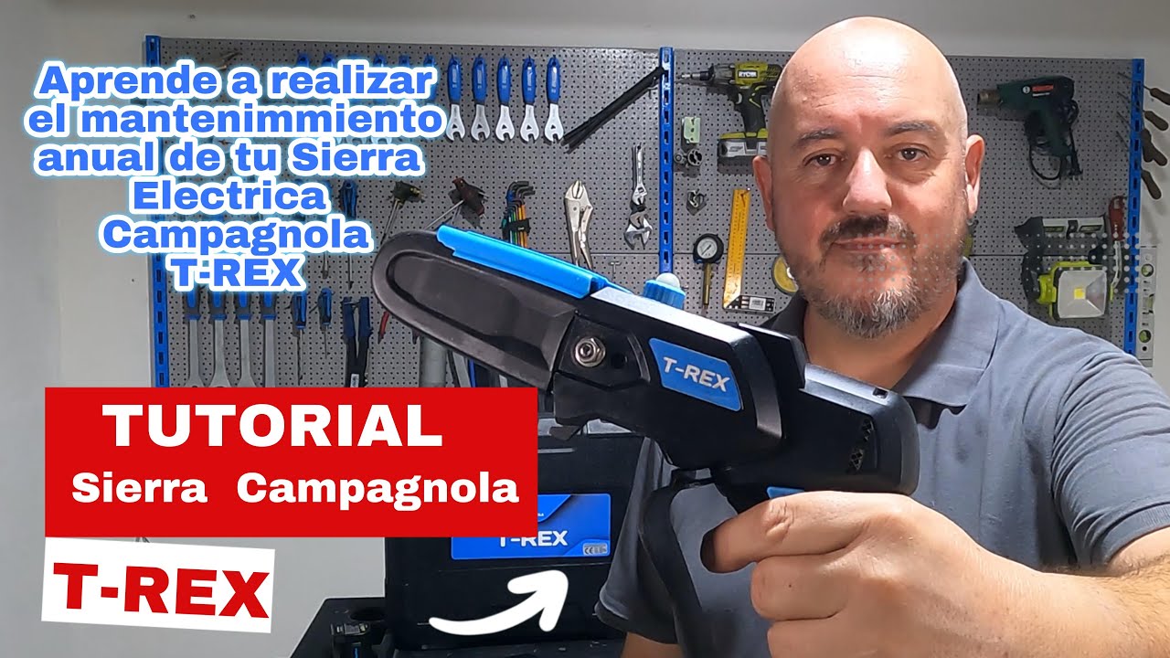 Tutorial Completo: Mantenimiento de Sierra Eléctrica a Batería Campagnola T-REX