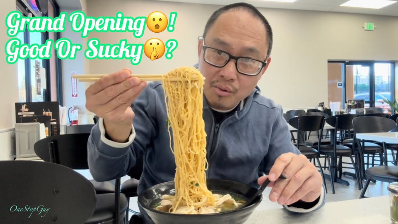 Торжественное открытие нового ресторана @ TL NOODLE (не TK NOODLE) в Ранчо Кордова, Калифорния!