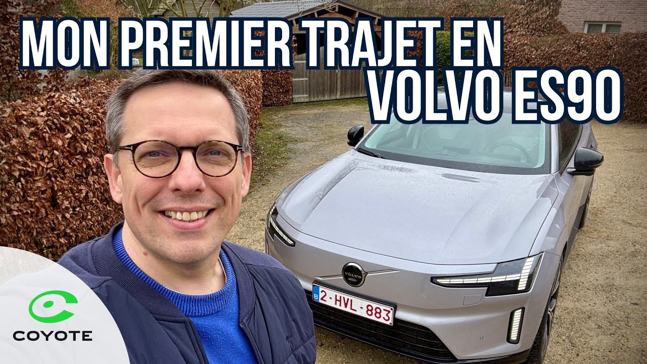 Premier Trajet : mes 54 premiers kilomètres au volant de la Volvo ES90 !