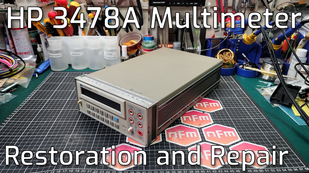 HP 3478A Multimeter Repair and Test