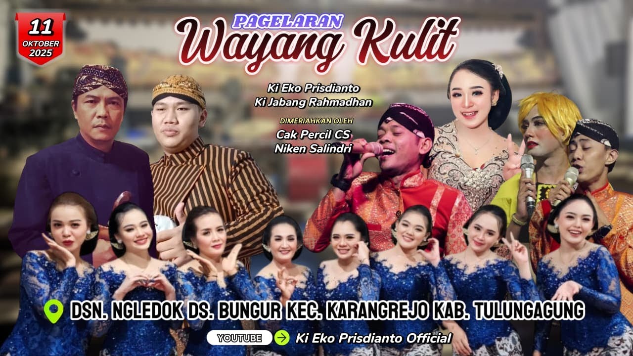 🔴 WAYANGKULIT KI EKO PRISDIANTO | PERCIL CS & NIKEN | DSN NGLEDOK DS BUNGUR KARANGREJO TULUNGAGUNG