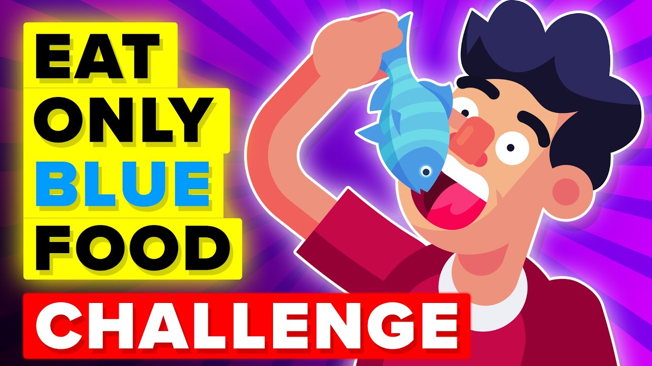 I Ate Only Blue Foods For 72 Hours And This Happened ... (FUNNY CHALLENGE)