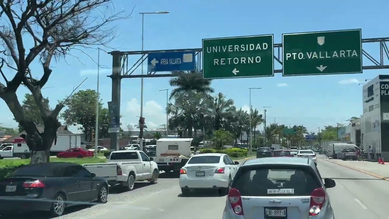 Driving At Puerto Vallarta, Mexico