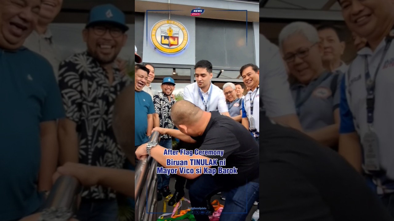 Mayor Vico Sotto Itinulak ang isang Kapitan , Biruan lang!! #pasig #pasignewsupdate #politics