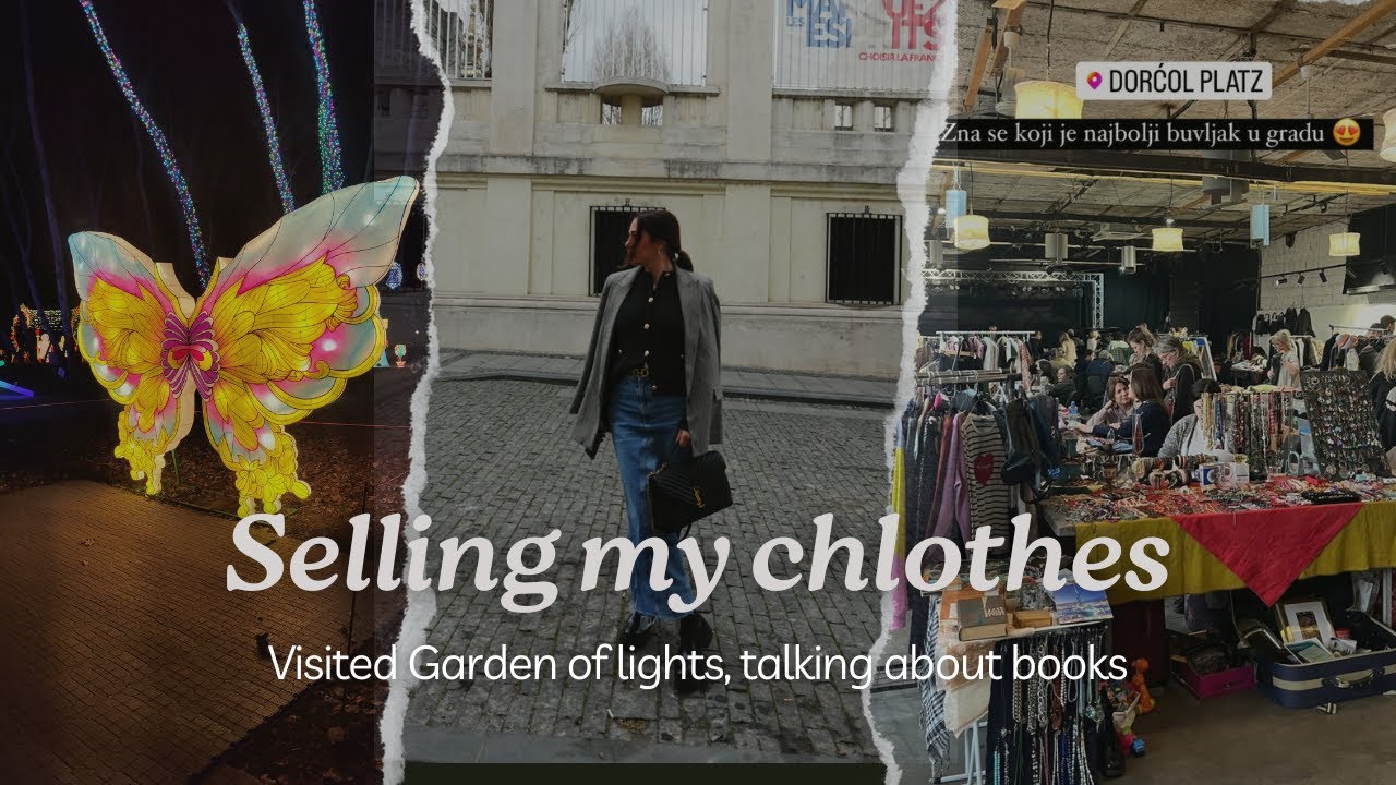 PRODALA SAM POLA ODECE, vintage prodavnice, nove knjige i Garden of lights | Jovana Zistakis