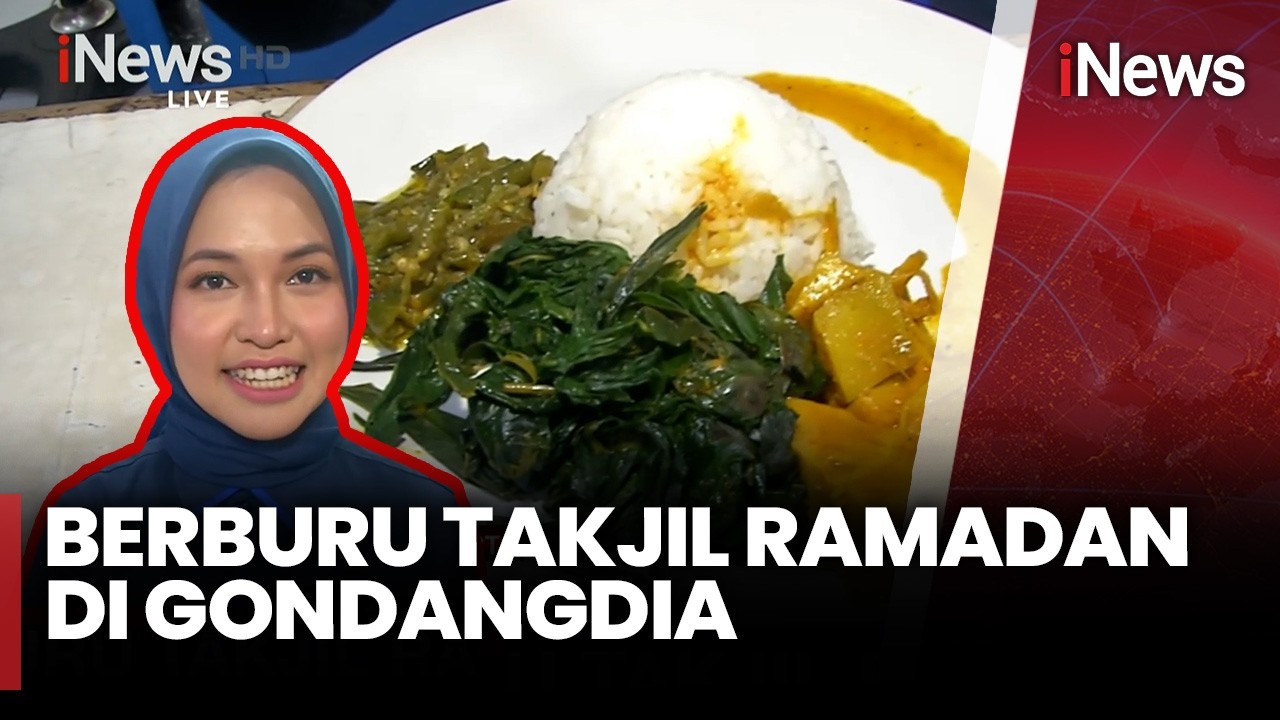 Berburu Takjil Ramadan di Gondangdia | iNews Sore (24/2)