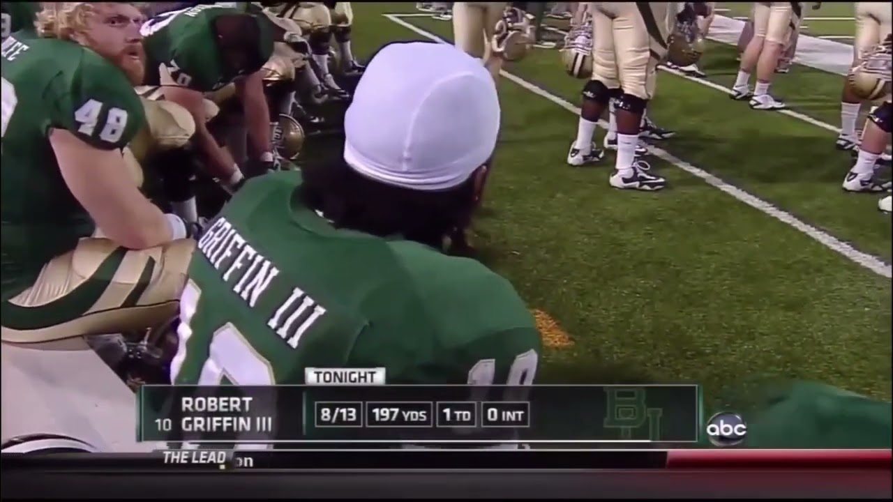11/19/11: (5) Oklahoma vs (22) Baylor Full Game Highlights: Robert Griffin III's HEISMAN MOMENT! 