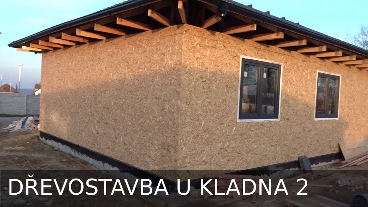 2x hrubá stavba dřevostavby na Kladně