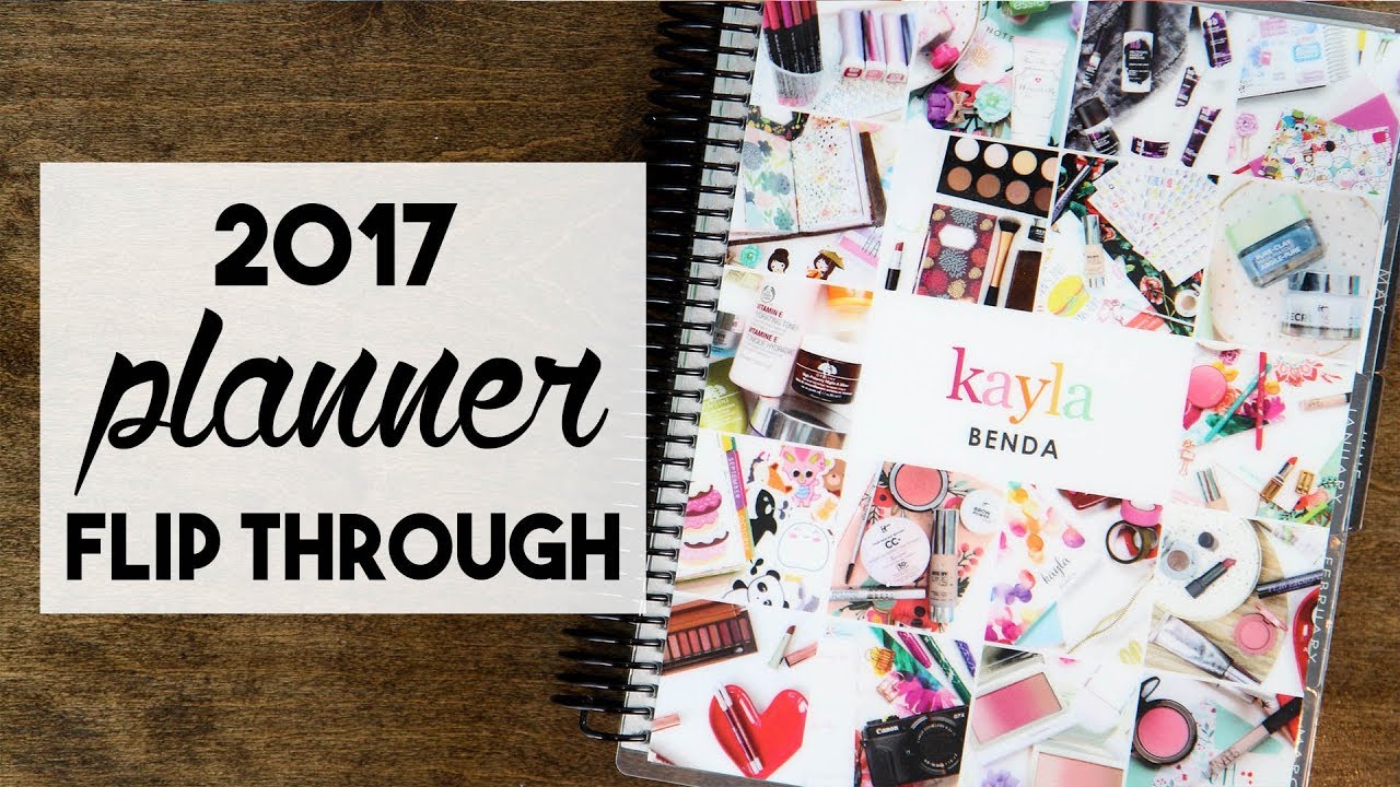 2017 Planner Flip Through