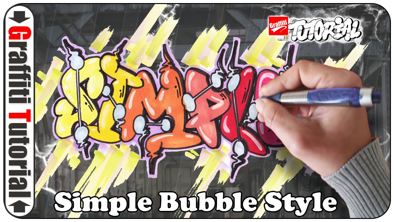 Graffiti Tutorial für blutige Anfänger -  Simple Bubble Style