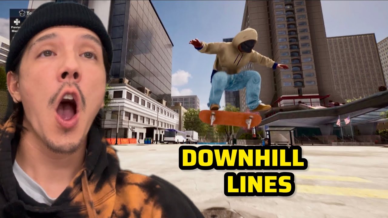 Downhill Line: Session Skate Sim Mission