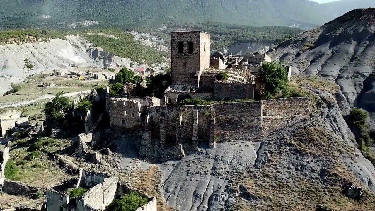 ESCÓ... el pueblo fantasma del pantano - Dji Mini 2 - Jun2022