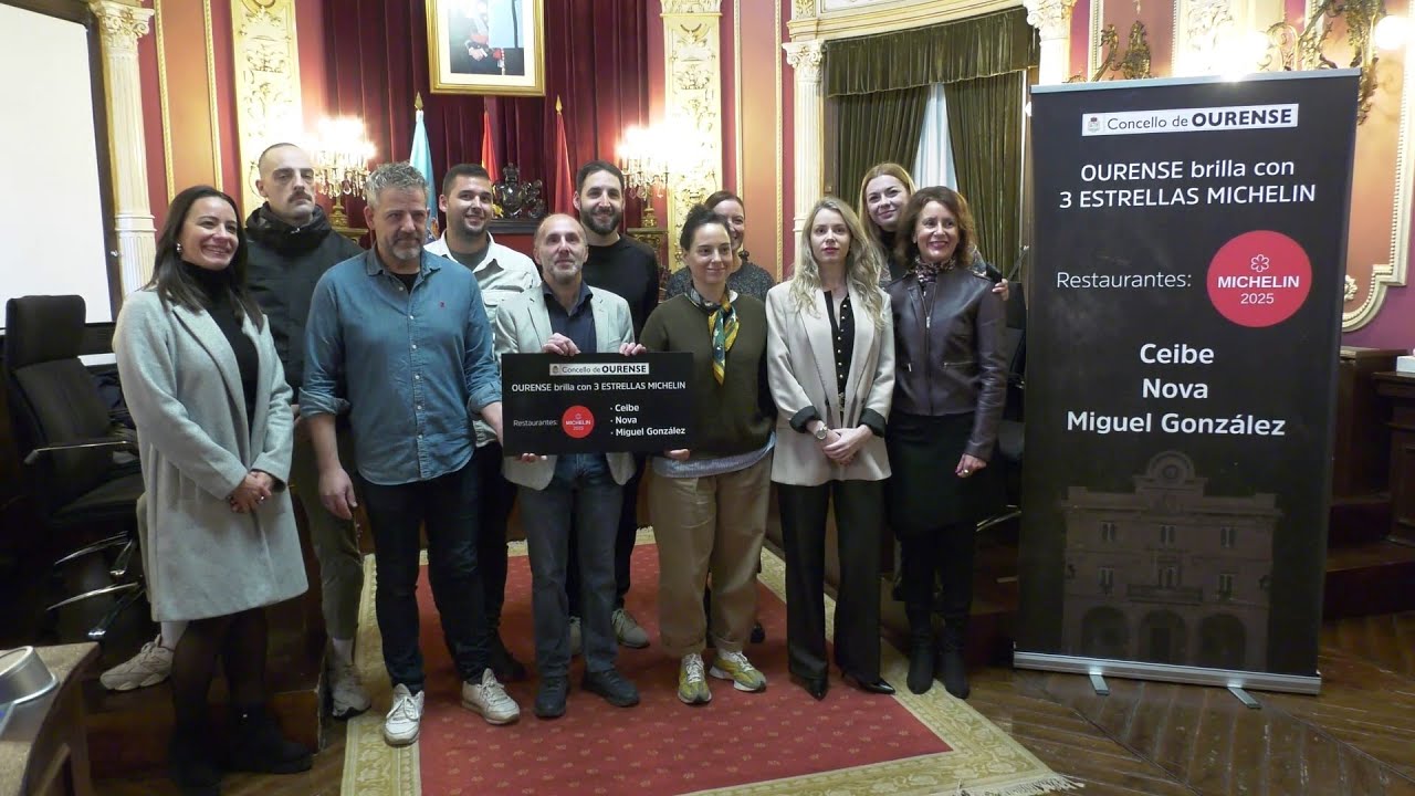Recepción de restaurantes con estrellas Michelín de Ourense 2-12-25