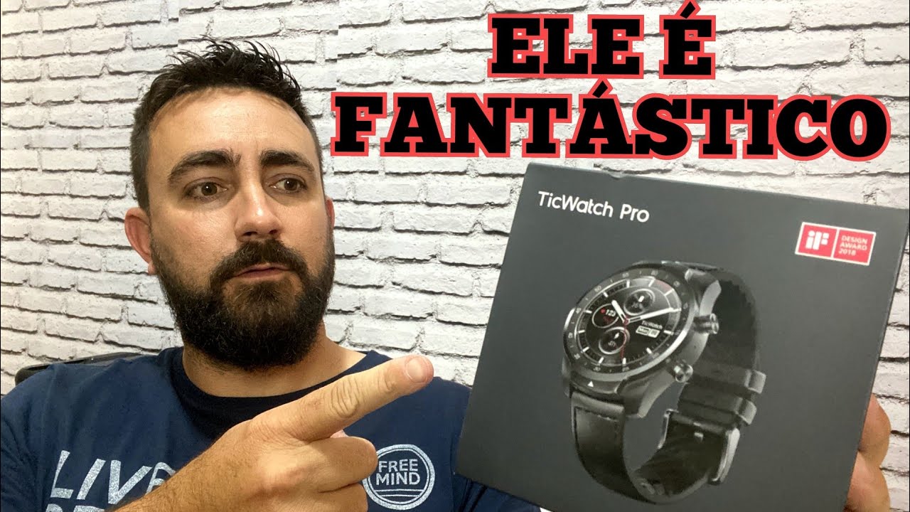REVIEW DO SMARTWATCH TICWATCH PRO 512M- TELA AMOLED, NFC, GPS, GOOGLE ASSISTENTE, PLAY STORE. VALE?