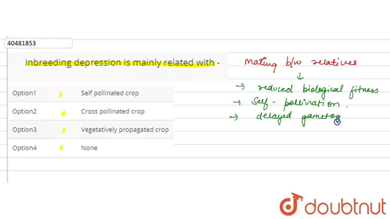 Inbreeding depression is mainly related with -