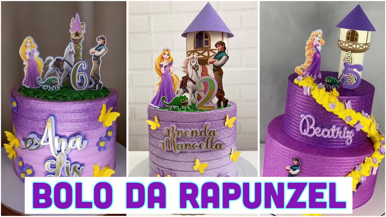 BOLO NO TEMA RAPUNZEL ENROLADOS/BOLO RAPUNZEL ENROLADOS