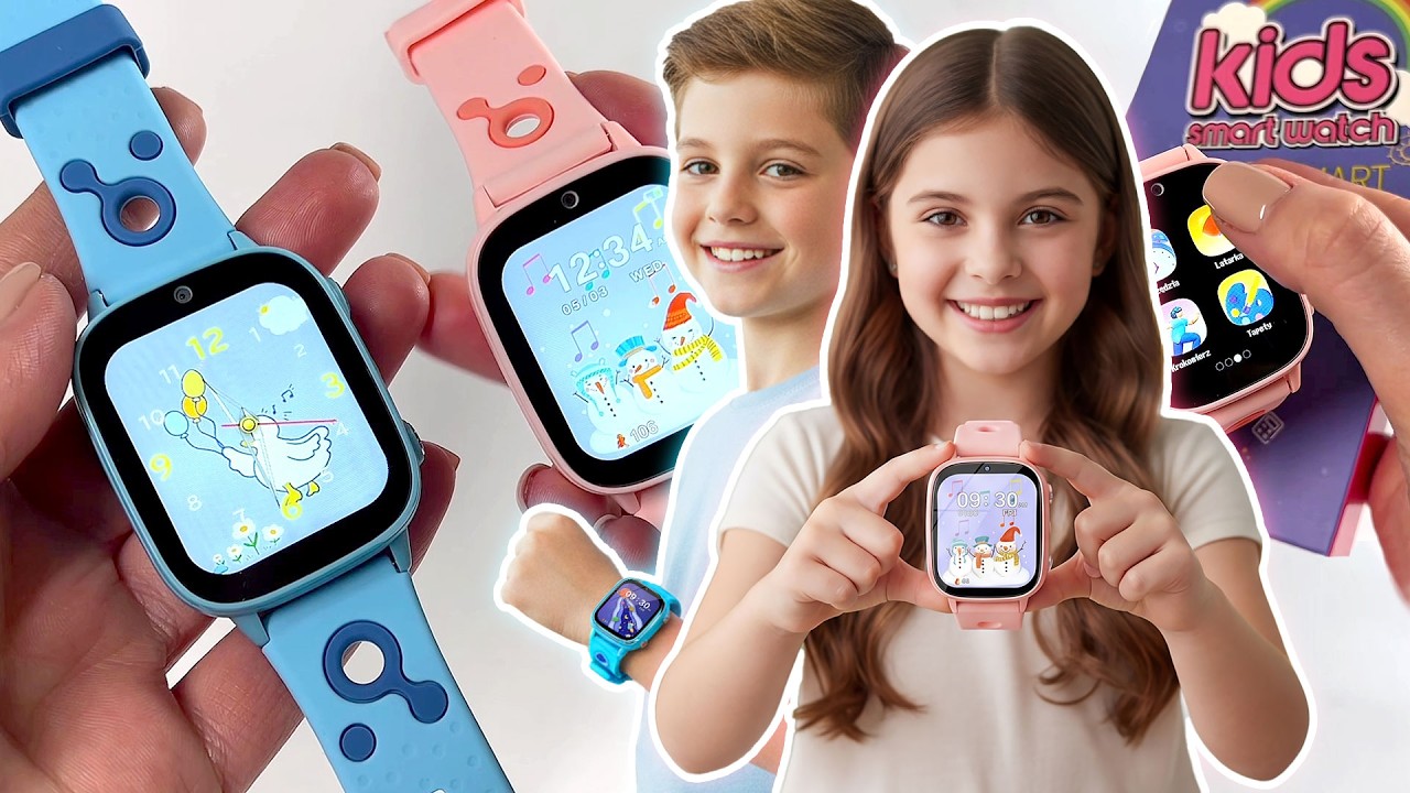 Детские смарт-часы JG Smart M003 — светодиодный фонарик, камера — НОВИНКА 2026 года