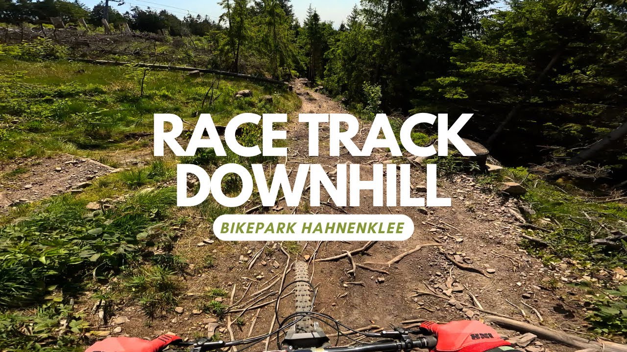 Downhill Race Track Wilder Fuchs Schwarz Bikepark Hahnenklee ganze Strecke POV RAW