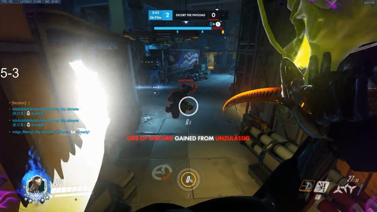 Overwatch Genji God Shadder2k Popped Off With 53 But Still Lost -SADGE-