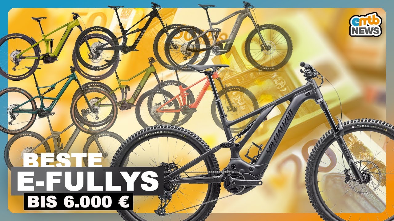 💸 17 erschwingliche E-Bike-Fullys im Preisbereich von 3.000 bis 6.000 €
