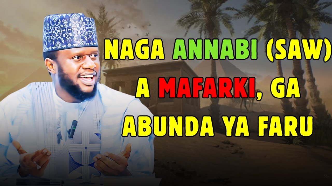 Abun Mamaki da Malam Ya Gani a Mafarkinsa Da Manzon Allah (SAW) || Dr Jamil Muhammad Sadis