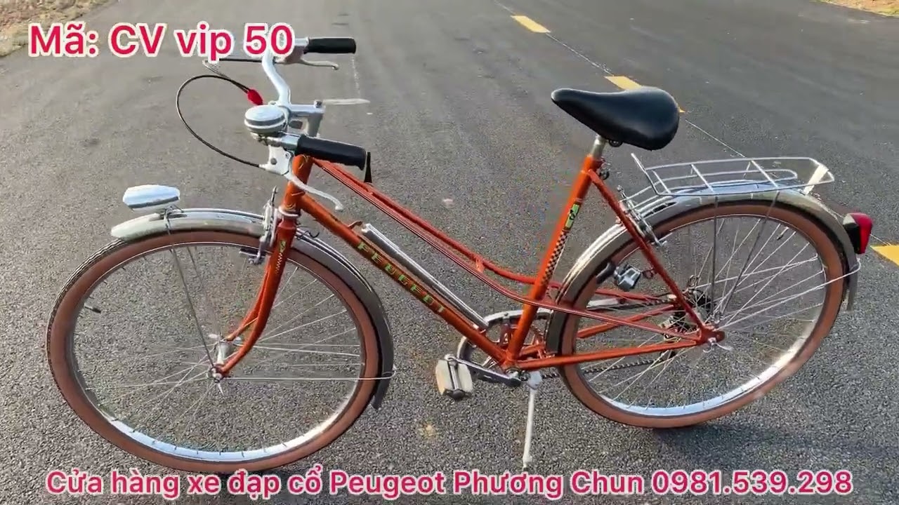XE ĐẠP PEUGEOT CÁ VÀNG sản xuất năm 1979 || 0981539298 || #video #xedapcoPeugeotPhuongChun
