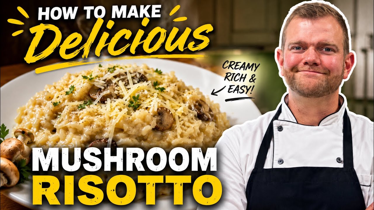 How to make mushroom risotto 