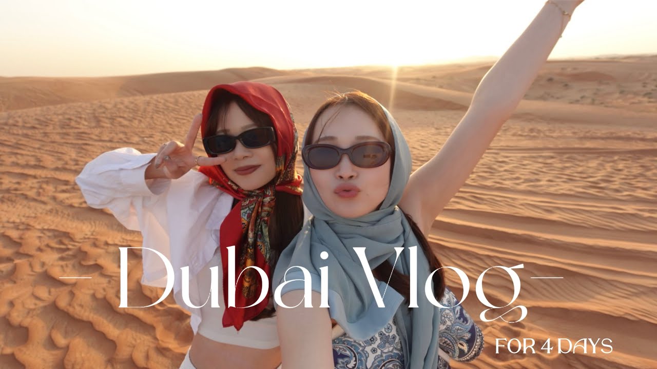 【ドバイVlog】4日間で楽しめるドバイ&アブダビ旅行✈️