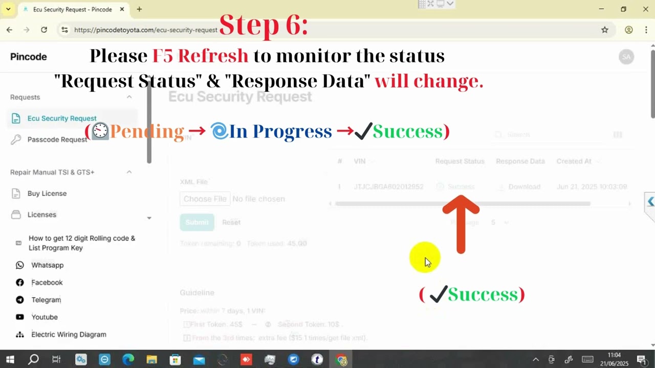 [HOT] ECU SECURITY KEY TOYOTA, LEXUS ONLINE - STEP BY STEP:  EASY, NO NEED ACCOUNT DEALER