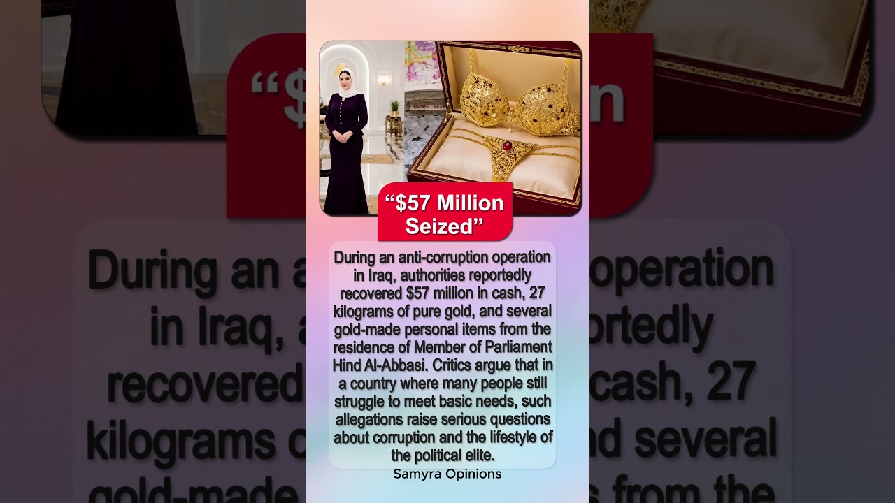 Iraq MP Raid: $57 Million Cash and 27kg Gold Recovered