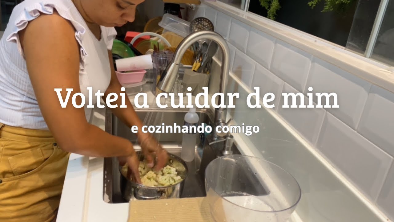 Voltei a me exercitar e cuidar da saúde mental, cozinhando comigo uma Jantinha rápida e deliciosa 