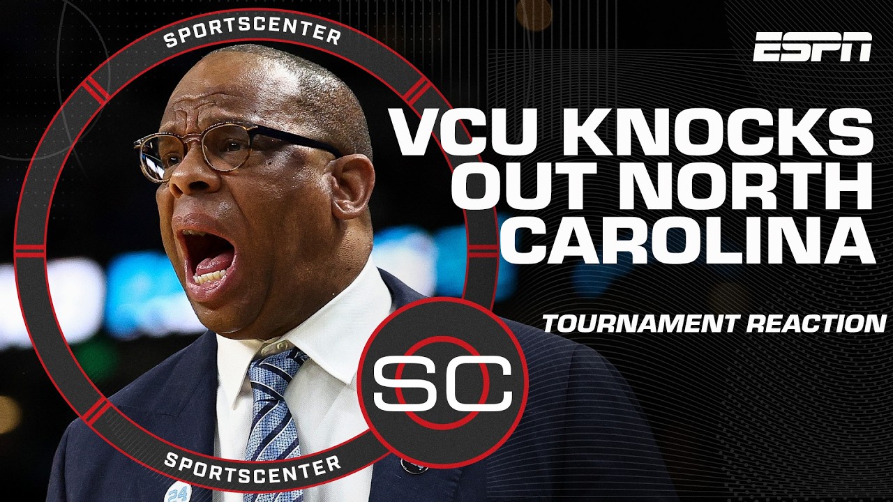 NCAA Tournament Reaction 🍿 UNC out in Round 1, Duke rallies to avoid upset | SportsCenter