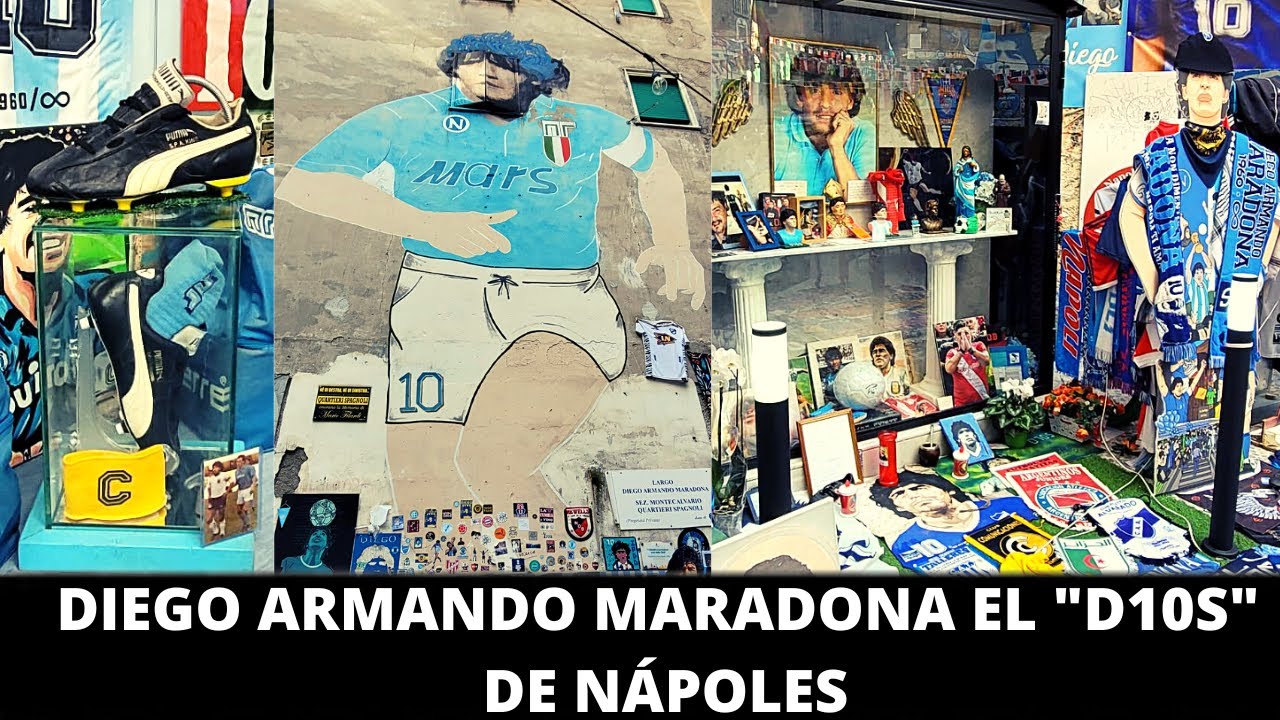 DIEGO ARMANDO MARADONA EL D10S DE NÁPOLES | EL DIOS DE NAPOLI | NAPOLI Y MARADONA VLOG | MUSEO D10S