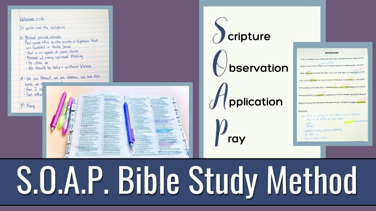 Bible Basics: How to Use the S.O.A.P. Bible Study Method for Deeper Understanding | Amanda Brown