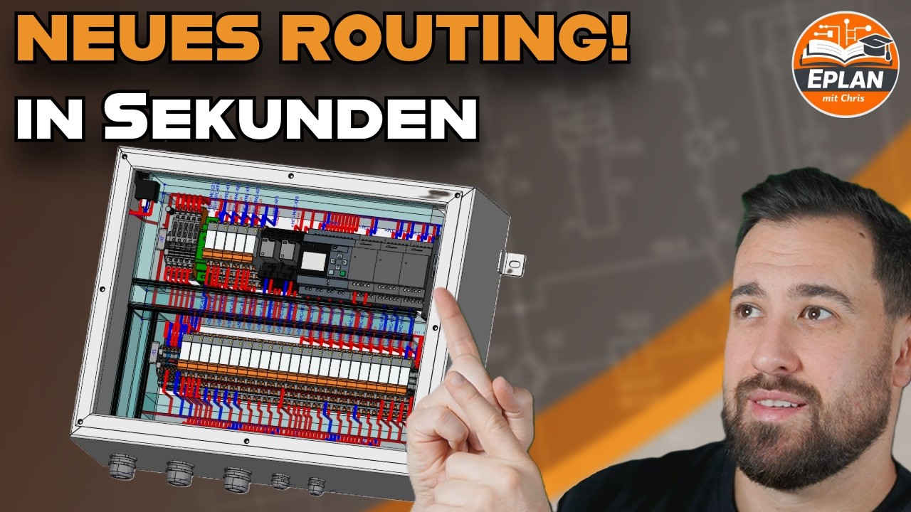 So einfach war Routing in EPLAN noch nie! Der neue Verdrahtungsmanager spart richtig Zeit!