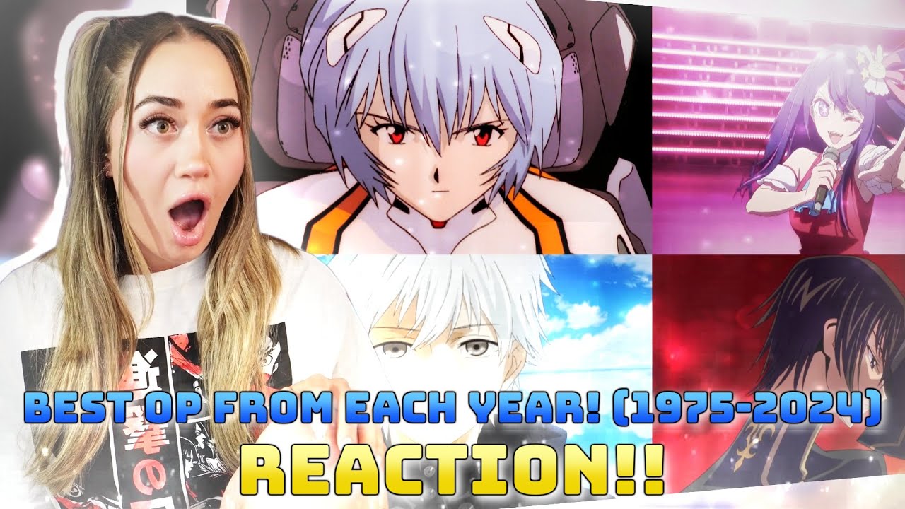 The Most Popular Anime Opening of Each Year (1975-2024) REACTION