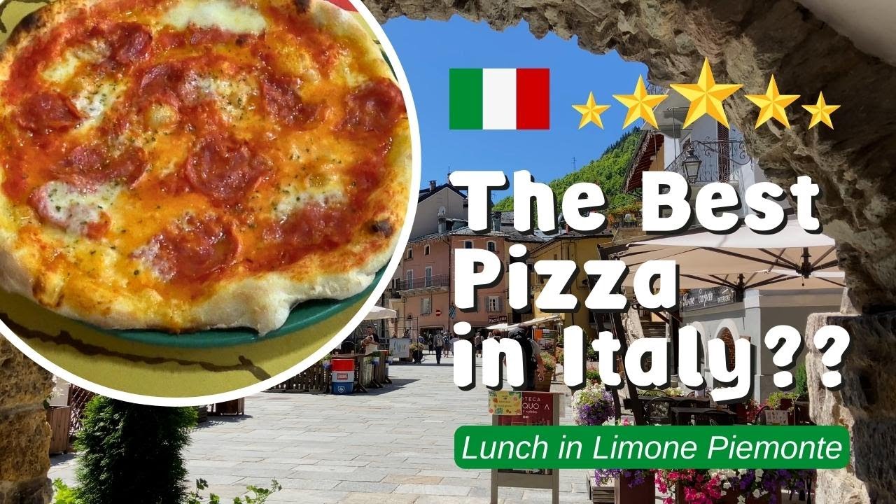 The BEST pizza in Italy? | 🍕 Lunch in Limone Piemonte