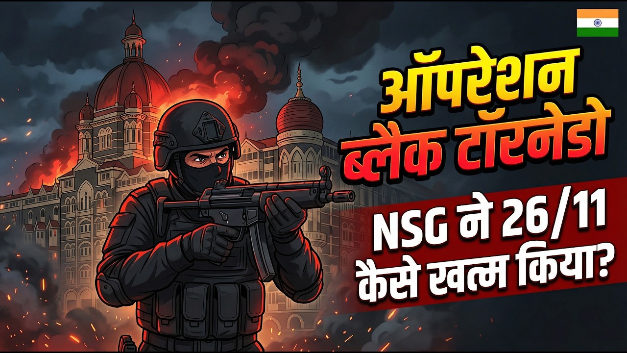 Operation Black Tornado: Kaise 26/11 Attack ko NSG ne Khatm kiya| 2D Animation