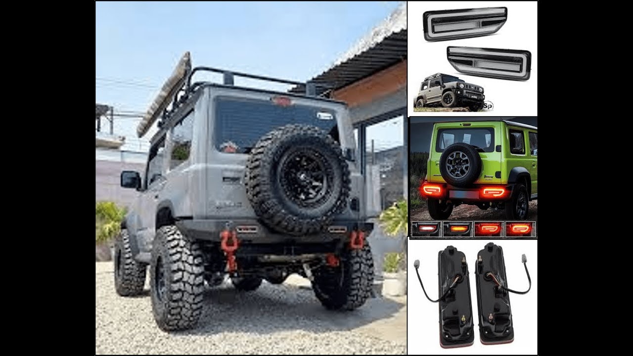 Instalación de calaveras o luces traseras del Suzuki Jimny