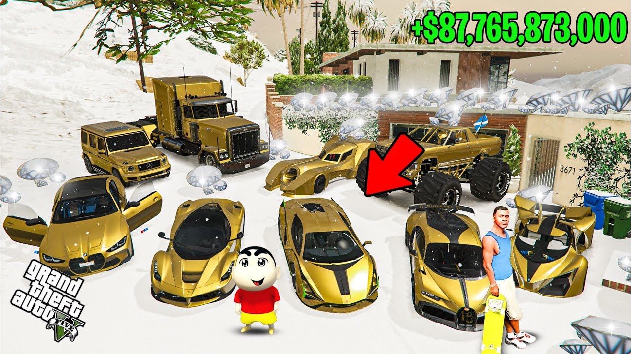 FRANKLIN TOUCH ANYTHING BECOME DIAMOND ll EVERYTHING IS FREE IN GTA5
