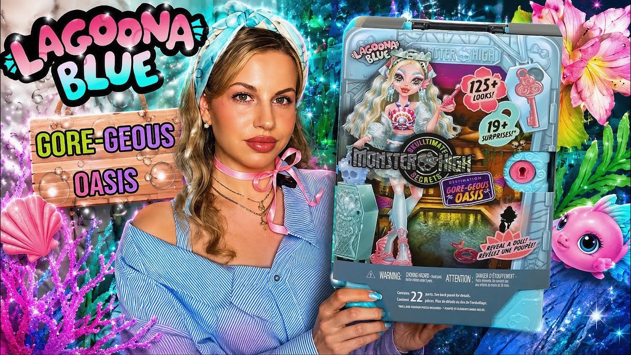 GORE-GEOUS OASIS LAGOONA BLUE G3 🐠/ MONSTER HIGH / Распаковка и обзор Лагуна Блю оазис