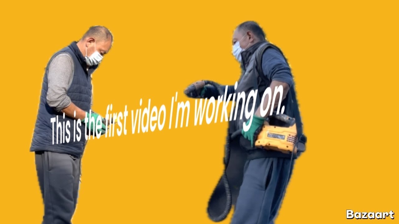 This is the first video I'm working on.