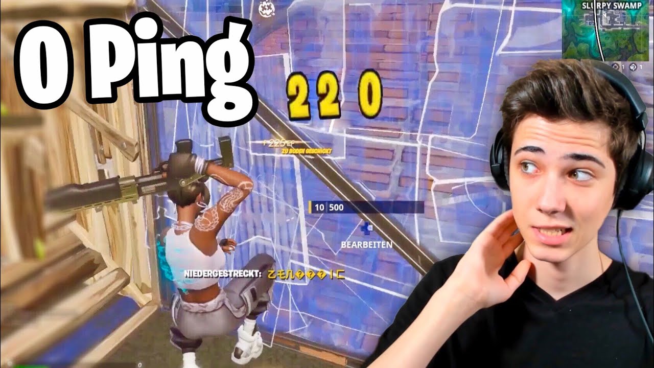 Das passiert wenn ich Fortnite mit 0 Ping spiele.. (keine Lags)