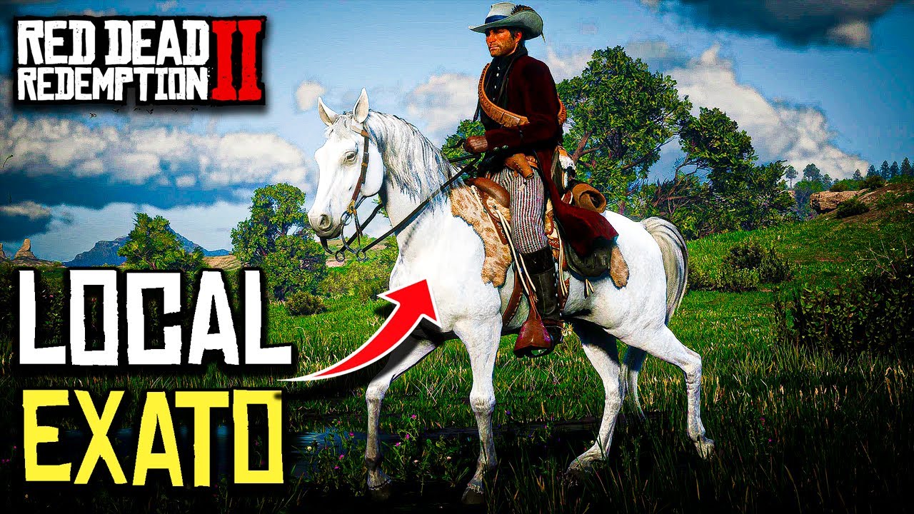 COMO ACHAR O PURO-SANGUE ÁRABE BRANCO - RED DEAD REDEMPTION 2