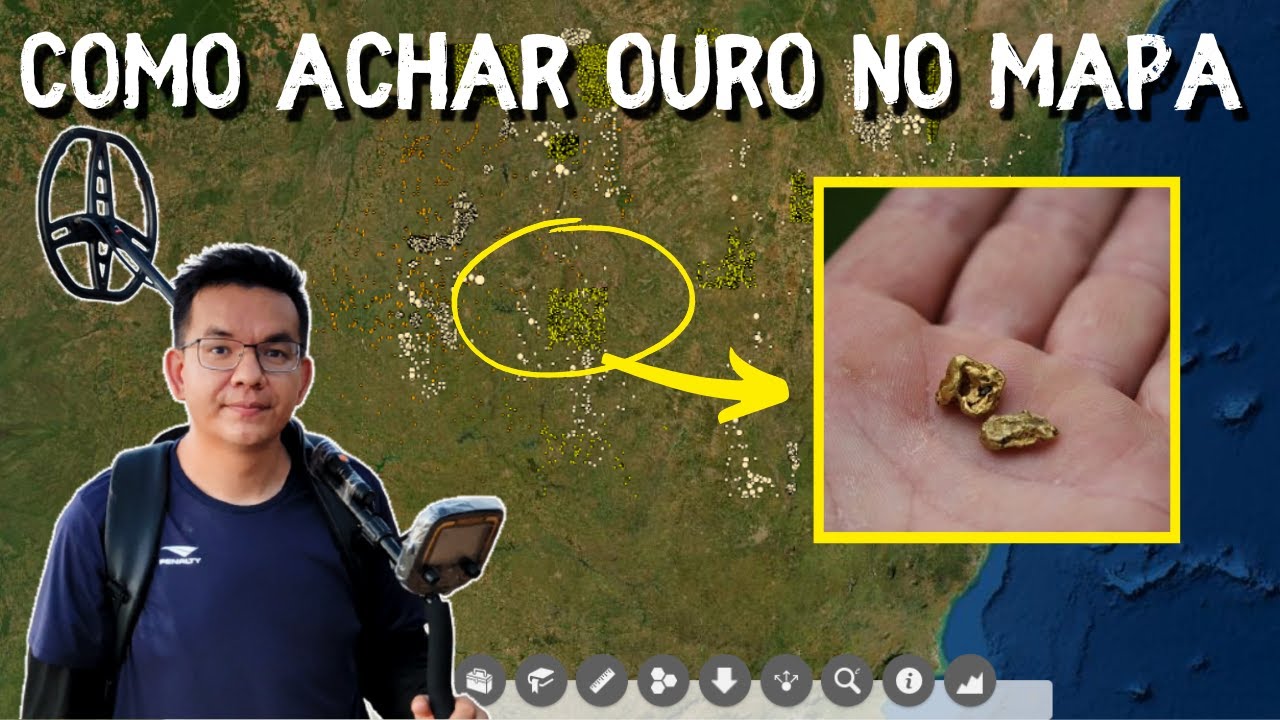 O MAPA DO OURO DO BRASIL E O MAPA DE CASARÕES ANTIGOS