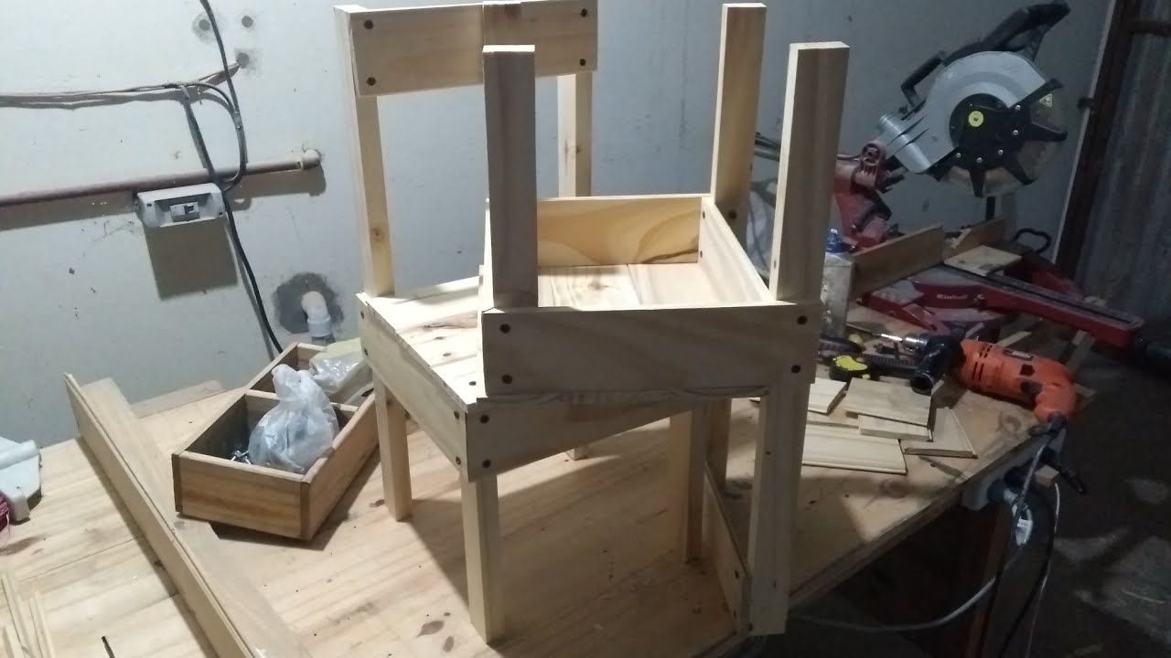 SILLAS para NIÑOS, paso a paso para fabricar en el hogar