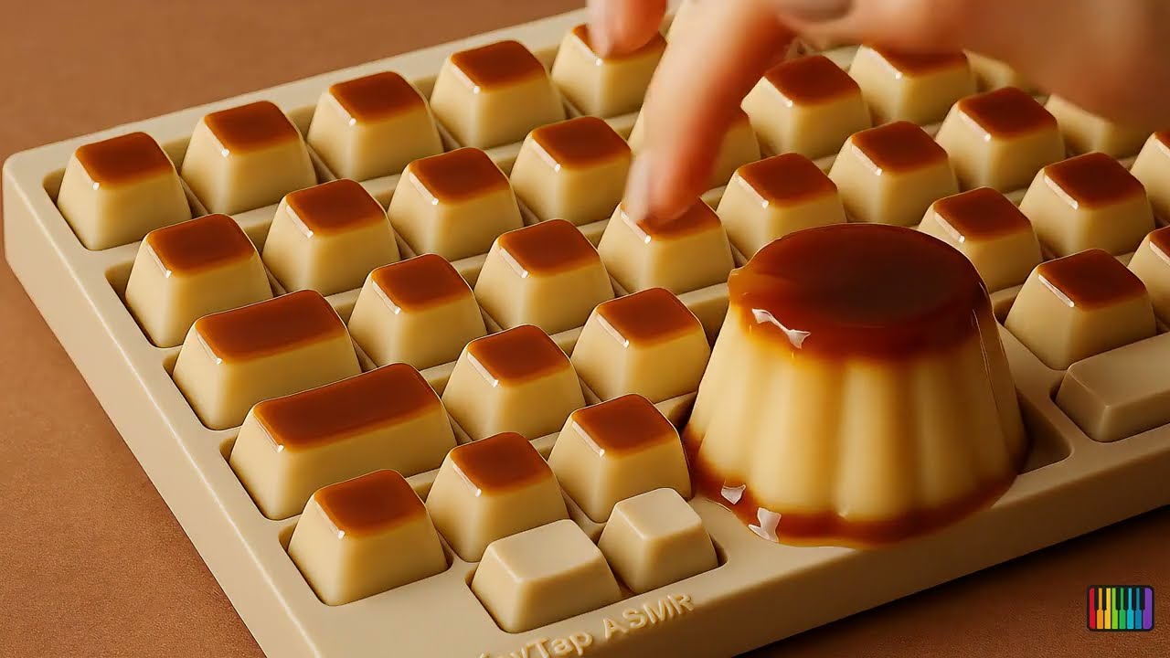 【ASMR】10+ Slimy & Jelly Edibles Keyboard Tapping - Part 1 / 史萊姆 & 果凍鍵盤