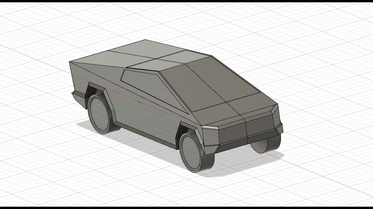 Autodesk Fusion 360 Futuristic Truck Part #1 (Intermediate)