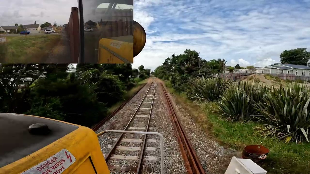 Hokitika Cab-view - Watch the wagons shake around with a rear view